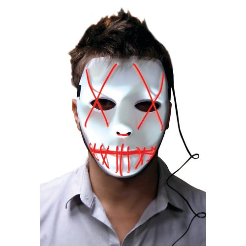 Rubie's Masque Psycho Lumineux Rouge