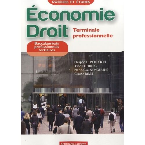 Economie Droit Tle Bac Pro Tertiaires