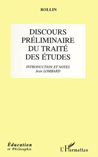Discours Préliminaire Du Traité Des Études