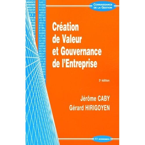 Création De Valeur Et Gouvernance De L'entreprise