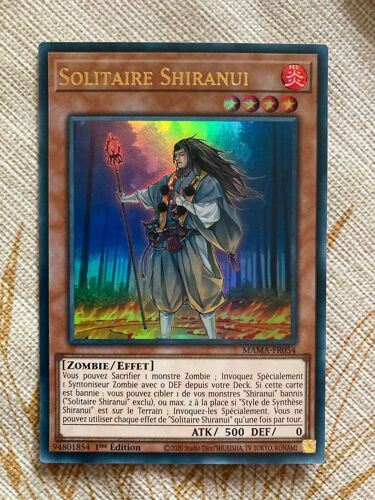 Yu Gi Oh Mama Fr054 Solitaire Shiranui Ultra Rare