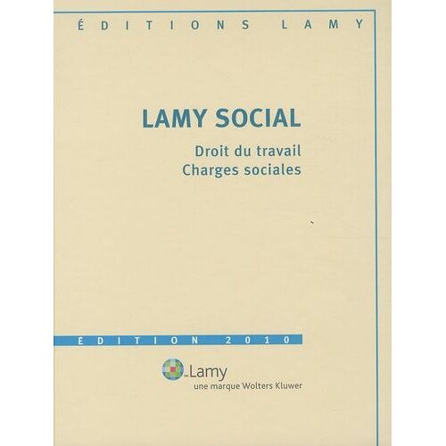 Lamy Social - 3 Volumes (1 Cd-Rom) - Edition 2010
