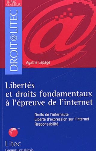 Libertés Et Droits Fondamentaux À L'épreuve De L'internet - Droits De L'internaute, Liberté D'expression Sur Internet, Responsabilité