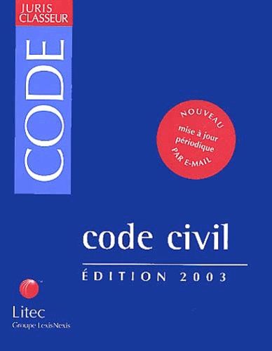 Code Civil - Edition 2003