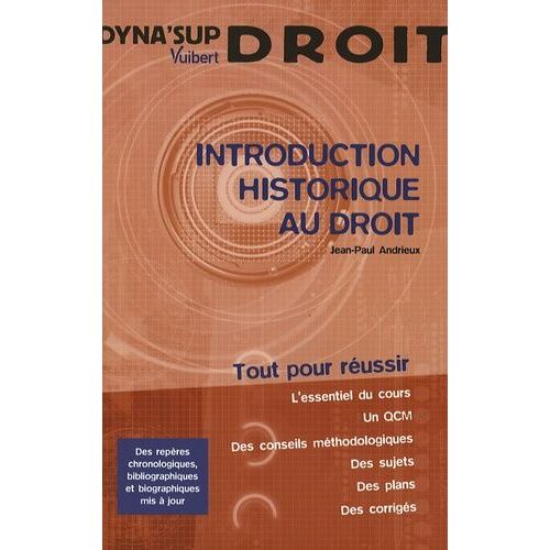 Introduction Historique Au Droit