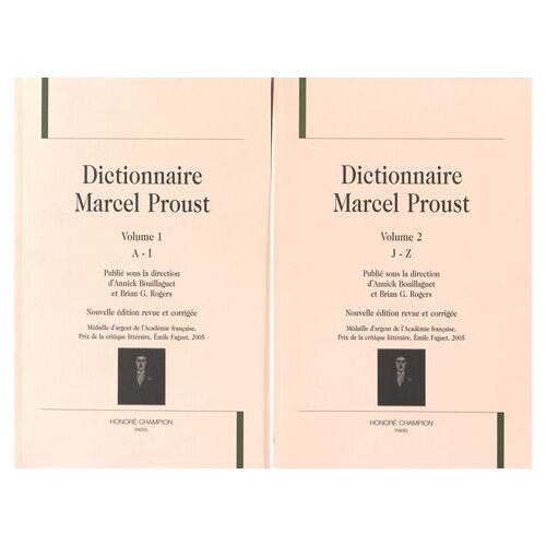 Dictionnaire Marcel Proust - 2 Volumes