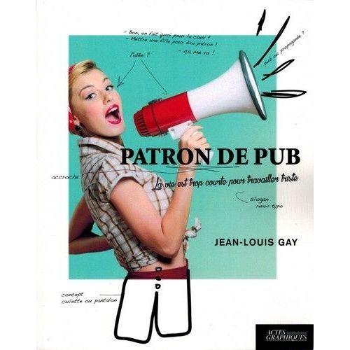 Patron De Pub - La Vie Est Trop Courte Pour Travailler Triste