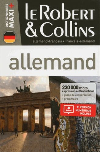 Le Robert & Collins Allemand Maxi + Français-Allemand Et Allemand-Français