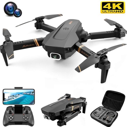 Pro 4k Drone 3 Batterie Double Caméra Hd Wifi Fpv Photographie Aérienne Jouet Rc Hélicoptère-Générique