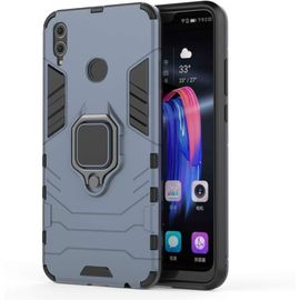 Tianyi-Chcase Coque Huawei Honor 8x, 2 En 1 Armour Style Robuste Hybrides Double Couche Armure Defender Tpu + Pc Hard Coques Case Cover Avec Support Magnétique Car Mount Pour Huawei Honor 8x -All Bla