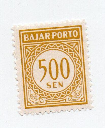 Indonésie- Bajar Porto- 1 Timbre Neuf- Faciale 500 Sen