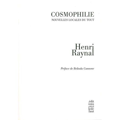Cosmophile - Nouvelles Locales Du Tout