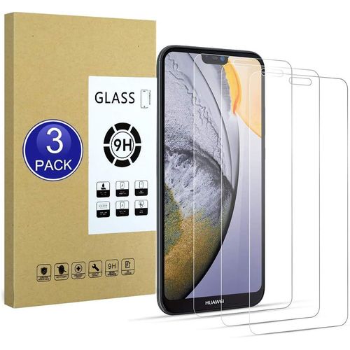 Kal-[3 Pièces Compatible Avec Le Protecteur D'écran Huawei P20 Lite,Film De Protection 2.5d[Dureté 9h,Installation Facile,Incassable] Qualité Supérieure Film En Verre Trempé