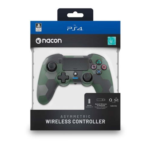 Manette Sans Fil Asymétrique Nacon Pour Ps4 Camouflage Vert