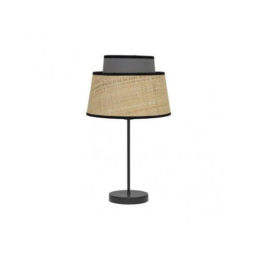 Lampe De Table Jia 1xe14 Naturel/Gris 40x20x20 Cm