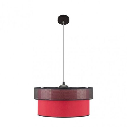 Fab 172995007 | Pendentif Felix Noir / Rouge 1xe27 Regx50x50 Cm