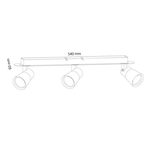 Projecteurs Gu10 Iris Nickel Et Chrome Cr 43-135-03-002