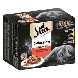 48x85g Sélection Du Boucher Sélection En Sauce Sheba - Nourriture Pour Chat