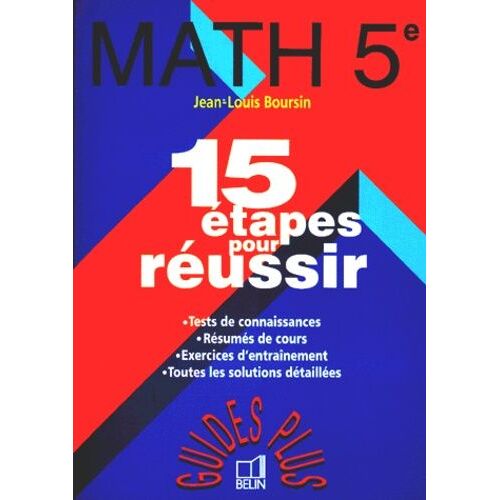 Maths 5eme - 15 Étapes Pour Réussir
