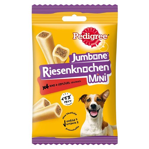 4 Os, B¿Uf Pedigree Son Os À Mâcher Mini - Friandises Pour Chien