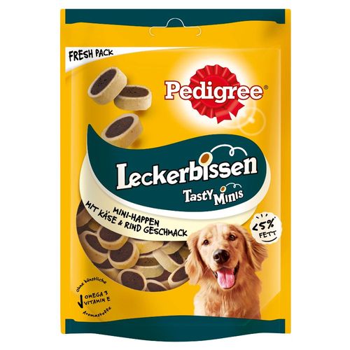 6x140g Mini Bouchées Fromage & Boeuf Sa Récompense Pedigree - Friandises Pour Chien