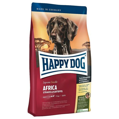 12,5kg Happy Dog Supreme Sensible Africa - Croquettes Pour Chien