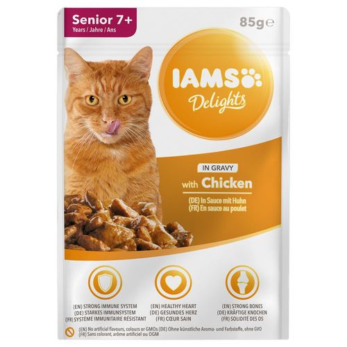 12x85g Iams Mature & Senior Poulet - Pâtée Pour Chat