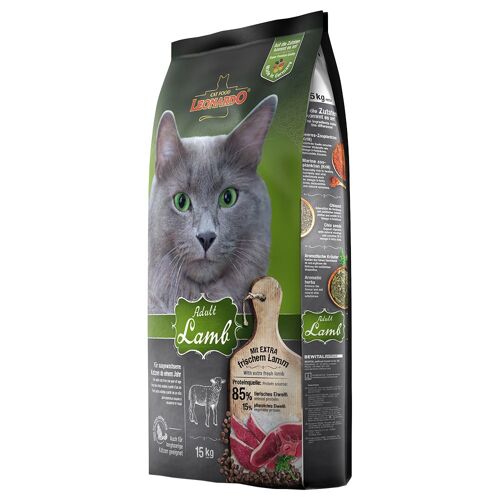 2x15kg Leonardo Adult Agneau - Croquettes Pour Chat