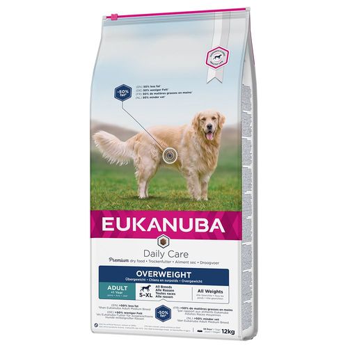 12kg Eukanuba Daily Care Overweight Adult - Croquettes Pour Chien