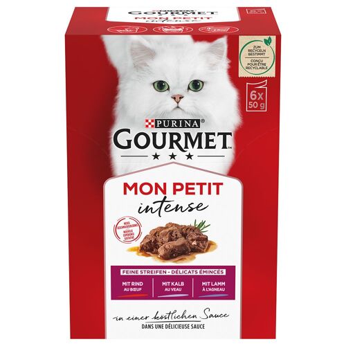 12x50g Gourmet Mon Petit Viande - Pâtée Pour Chat