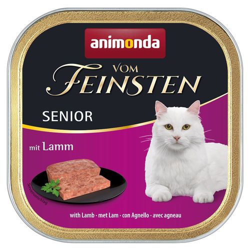 6x100g Senior Agneau Animonda Vom Feinsten - Pâtée Pour Chat