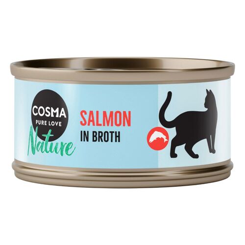 6x70g Saumon Cosma - Nourriture Pour Chat