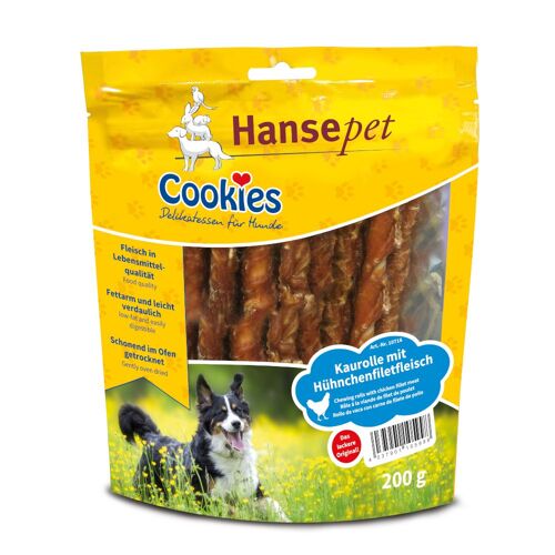 200g Delikatess Filet De Poulet Bâtonnets Cookie's - Friandises Pour Chien