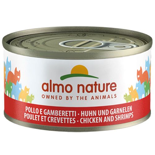 20x70g Poulet, Crevettes Almo Nature Legend Nourriture Humide Pour Chat + 4 Boîtes Offertes !