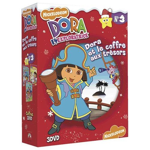 Dora L'exploratrice - Coffret N° 3 : Dora Et Le Coffret Aux Trésors - Pack