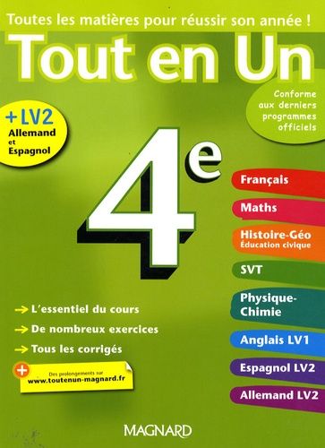 Tout En Un 4e