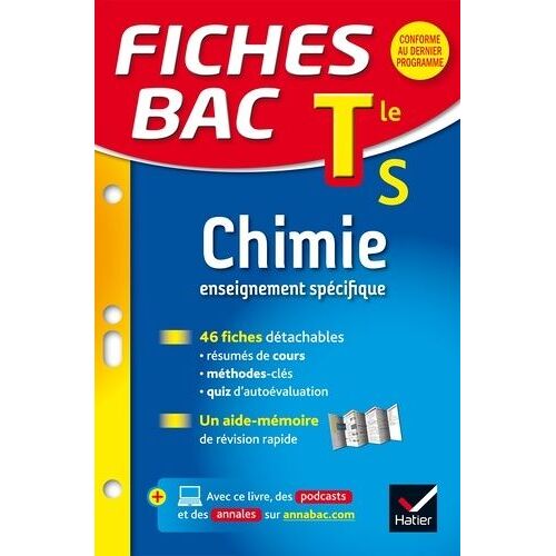 Chimie Tle S Enseignement Spécifique