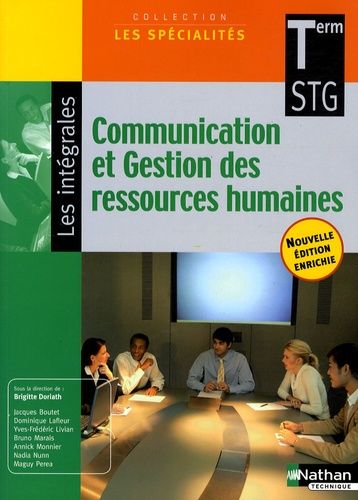 Communication Et Gestion Des Ressources Humaines Tle Stg
