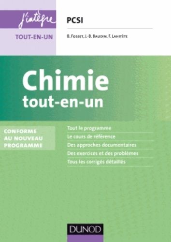 Chimie Tout-En-Un Pcsi