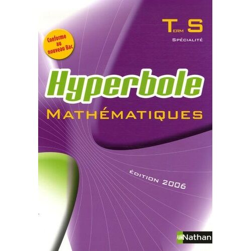 Mathématiques Tle S Spécialité - Programme 2002