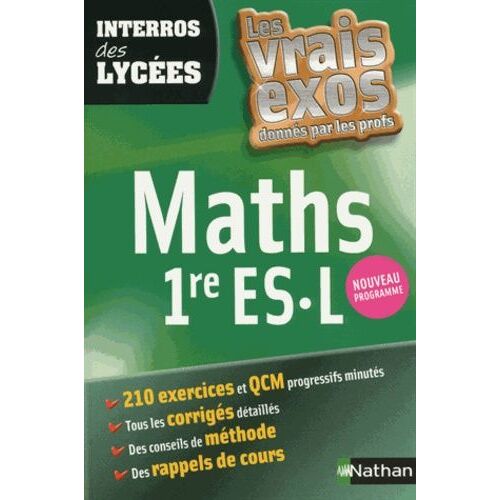 Interros Des Lycées, Maths 1e Es-L