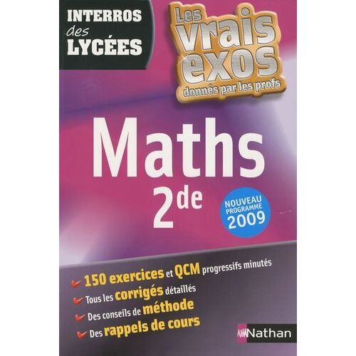 Maths 2de - Nouveau Programme 2009