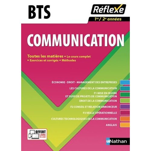 Bts Communication, 1re/2e Années - Toutes Les Matières