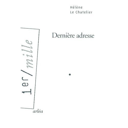 Dernière Adresse