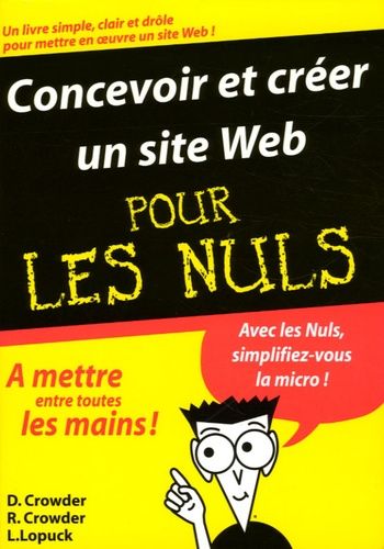 Concevoir Et Créer Un Site Web Pour Les Nuls