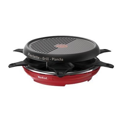 Tefal Colormania RE12A512 - Raclette/grill/plancha - 850 Watt - rouge