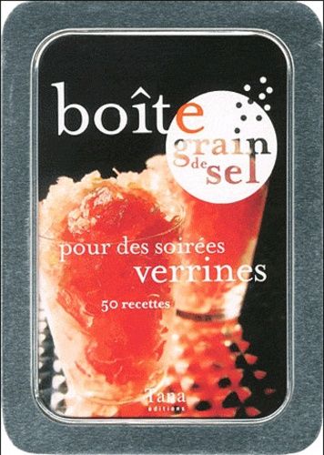 Boîte Grain De Sel Pour Des Soirées Verrines - 50 Recettes