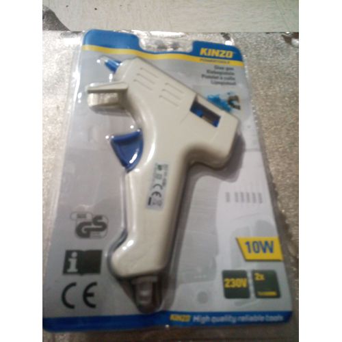 Pistolet à Colle mobile KINZO Glue Gun 10W - 230V - 100g