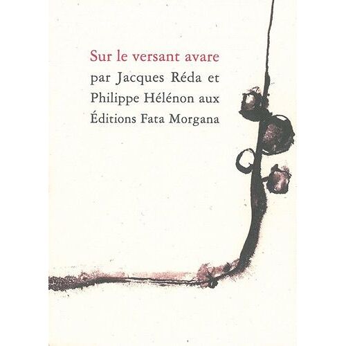 Sur Le Versant Avare