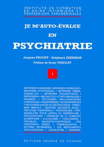 Je M'auto-Évalue En Psychiatrie